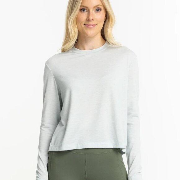 Free Fly Apparel Tops - NWT Free Fly W's Elevate LS Shirt- Heather Tide Pool